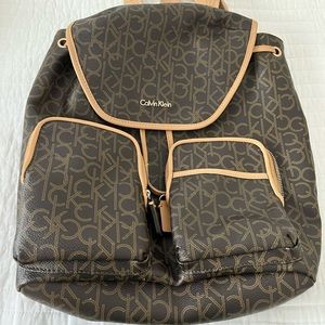 Calvin Klein logo full size backpack